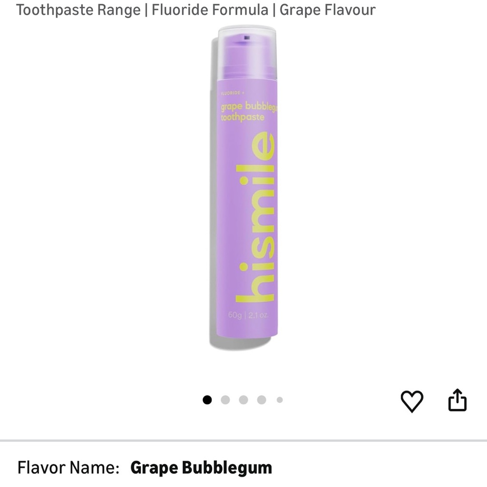 Hismile Purple Anti-Cavity Toothpaste